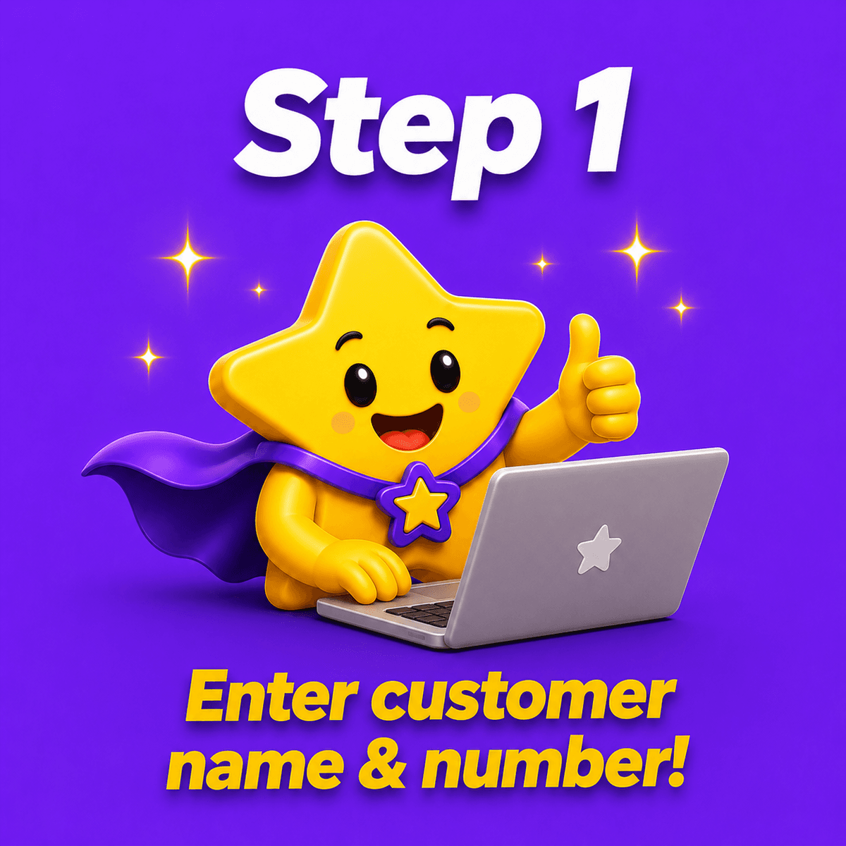 Enter name & number